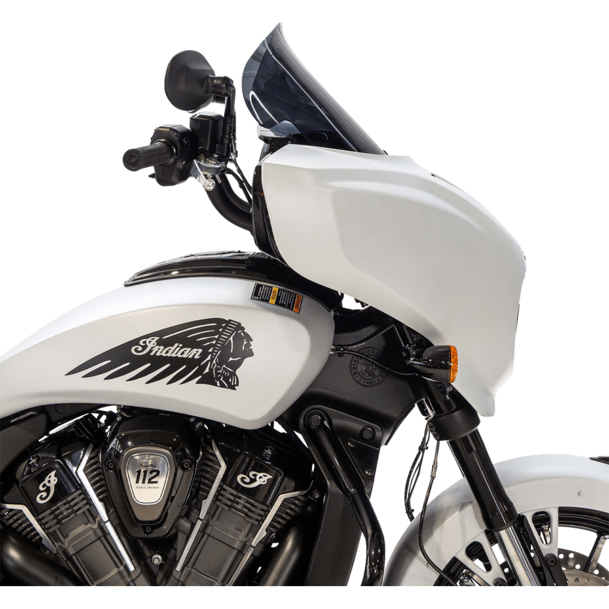 KLOCK WERKS - Tint Flare Windshield - Dark Smoke 12" - View 11 - MetalCore Harley Supply