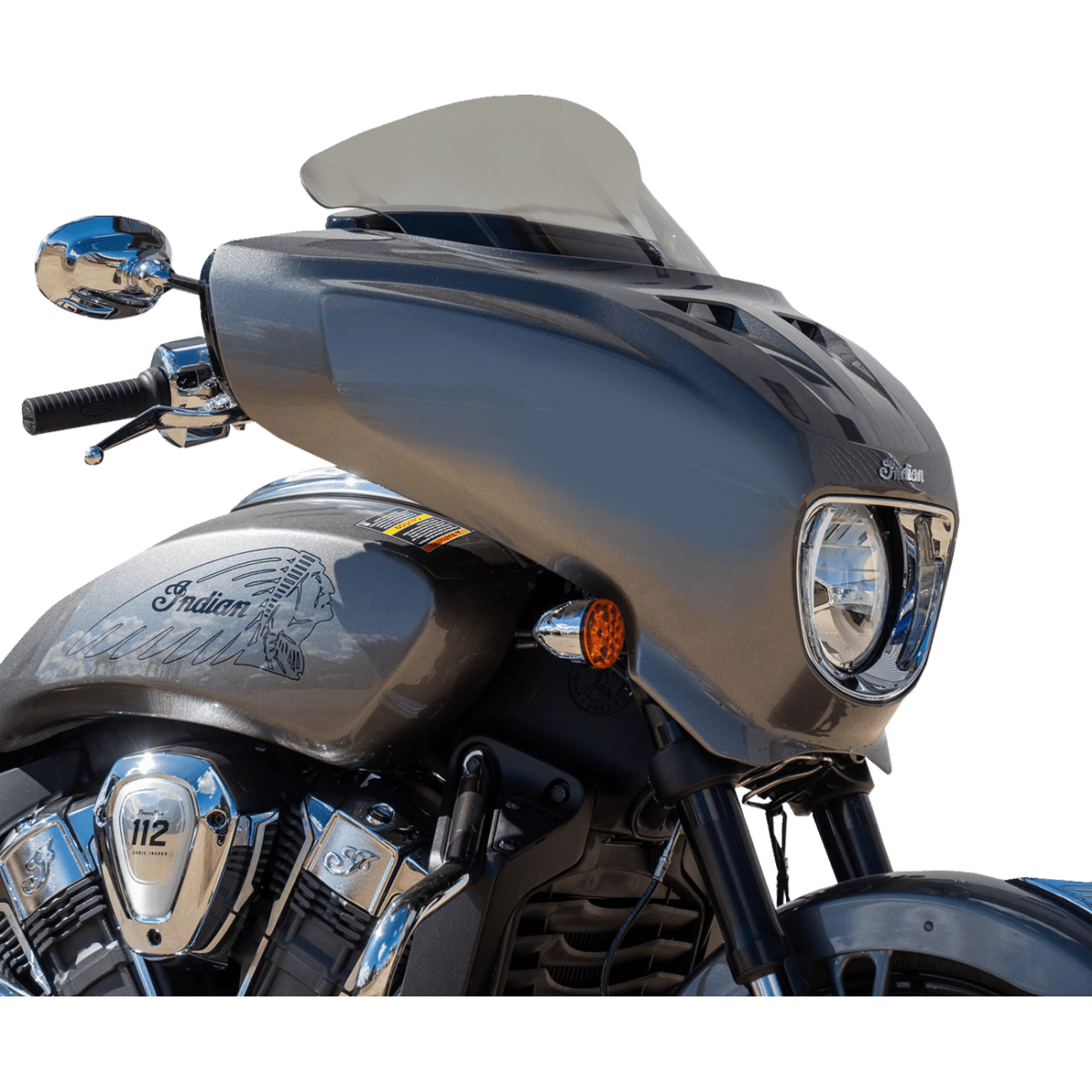 KLOCK WERKS - Tint Flare Windshield - Tint 9" - View 7 - MetalCore Harley Supply