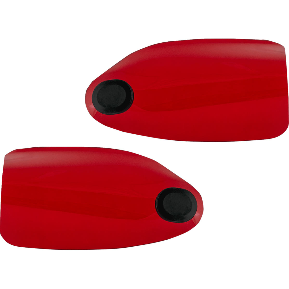 KLOCK WERKS - Kolor Flare Hand Guards - Red - Hand Guards - MetalCore Harley Supply
