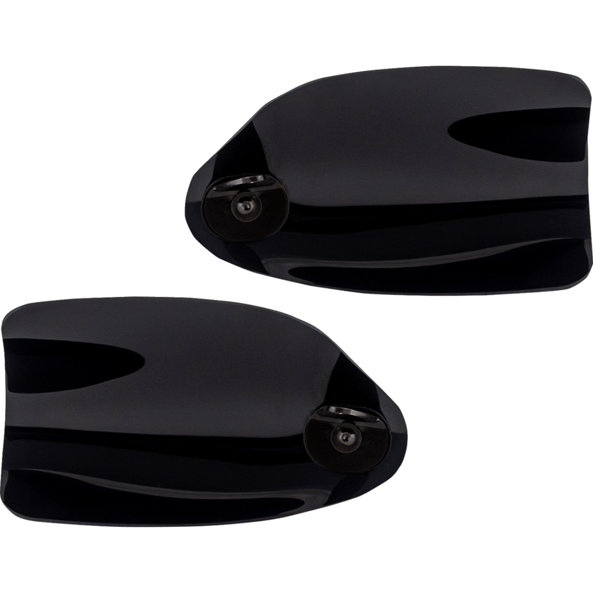KLOCK WERKS - Tint Flare Hand Guards - Black - view 2 - Hand Guards - MetalCore Harley Supply