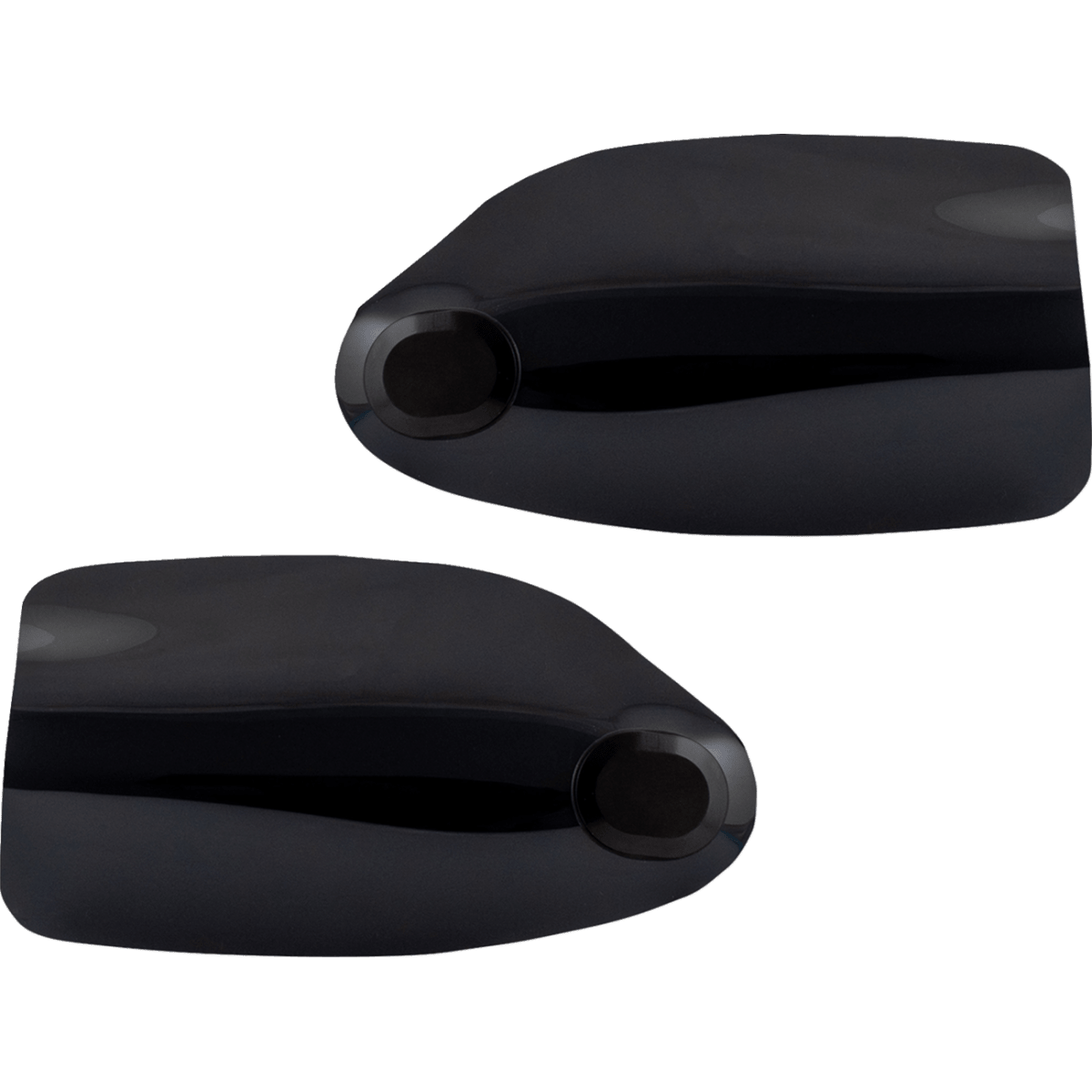KLOCK WERKS - Tint Flare Hand Guards - Black - Hand Guards - MetalCore Harley Supply