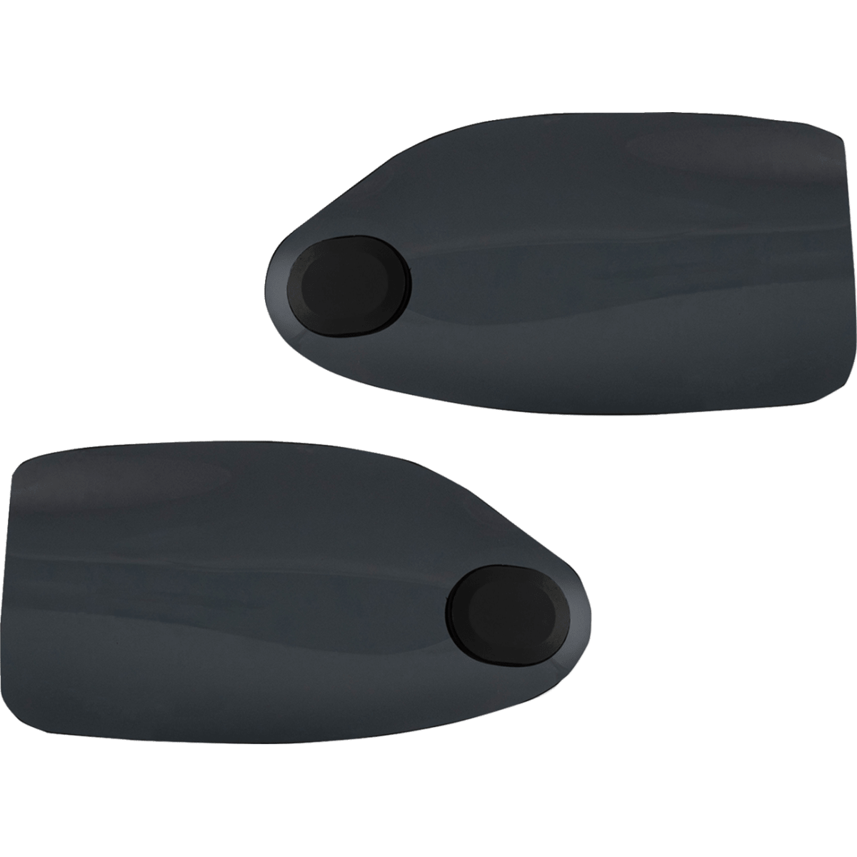 KLOCK WERKS - Tint Flare Hand Guards - Dark Smoke - Hand Guards - MetalCore Harley Supply