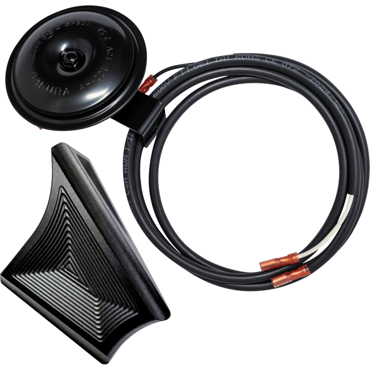KODLIN - Vektor Horn Relocation Kit Gloss Black '24-'26 - Horn Cover - MetalCore Harley Supply