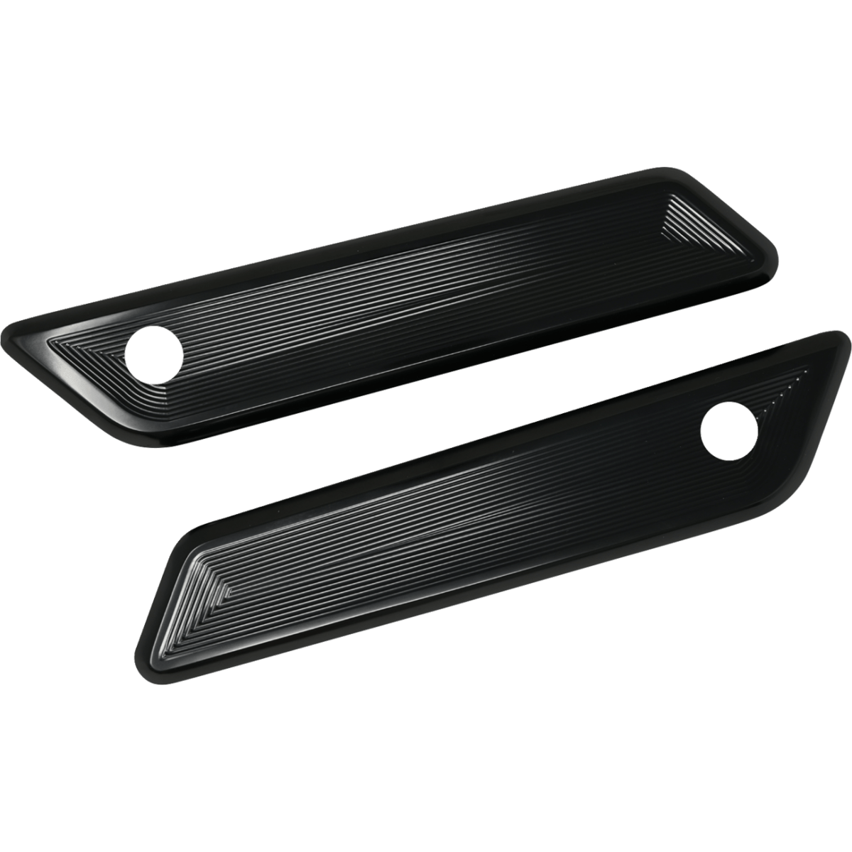 KODLIN - Vektor Latch Covers Gloss Black '23-'26 - Latch Covers - MetalCore Harley Supply