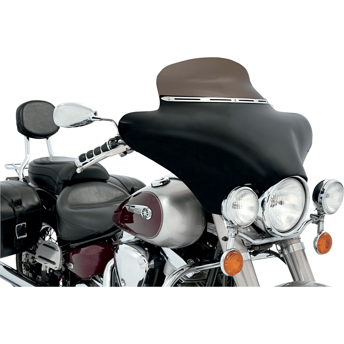 MEMPHIS SHADES - Batwing Fairing Trim - Slotted slim-style View 3 - MetalCore Harley Supply