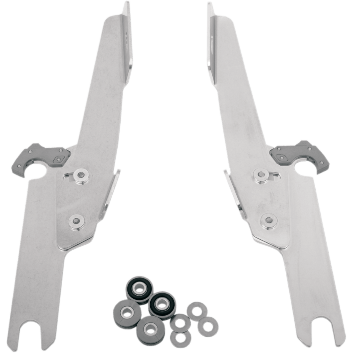 MEMPHIS SHADES - Batwing Trigger-Lock Mount Kit - '18-'23 FLHRXS and '04-'07 FLHRS/FLHRSI Polished View 2