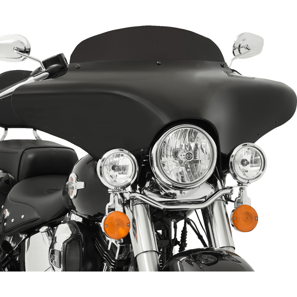 MEMPHIS SHADES - Batwing Screw Set - Black View 3 - MetalCore Harley Supply