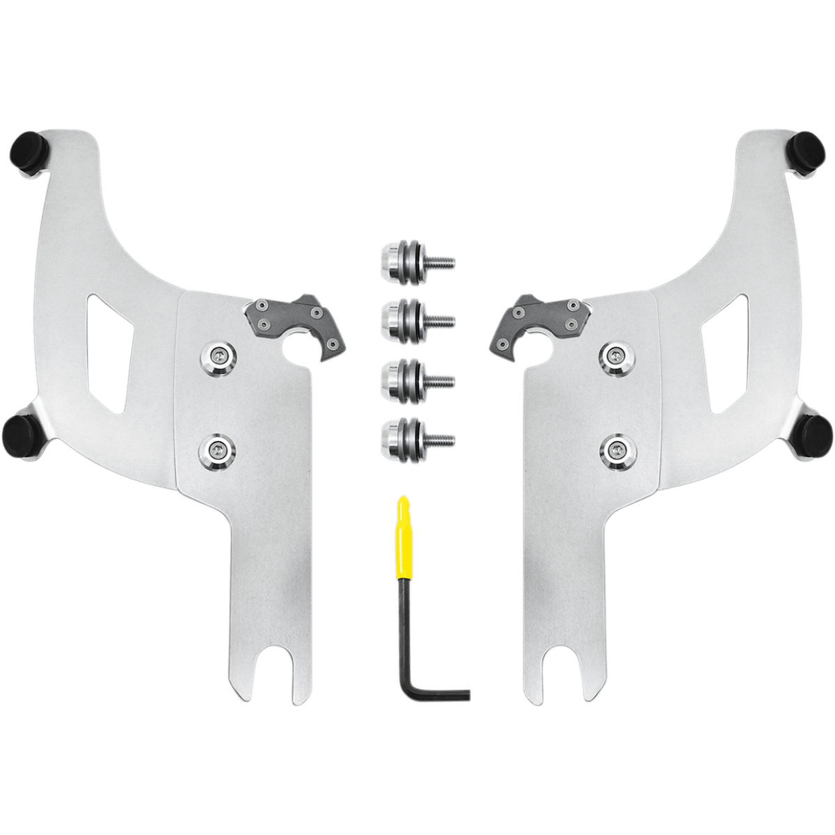 MEMPHIS SHADES - Bullet Trigger-Lock Mount Kit - '18-'23 FLHRXS and '04-'07 FLHRS/FLHRI Polished - MetalCore Harley Supply