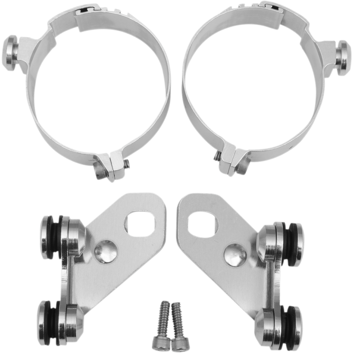 MEMPHIS SHADES - Custom Lower Deflector Mount Kit - Covered Forks - MetalCore Harley Supply
