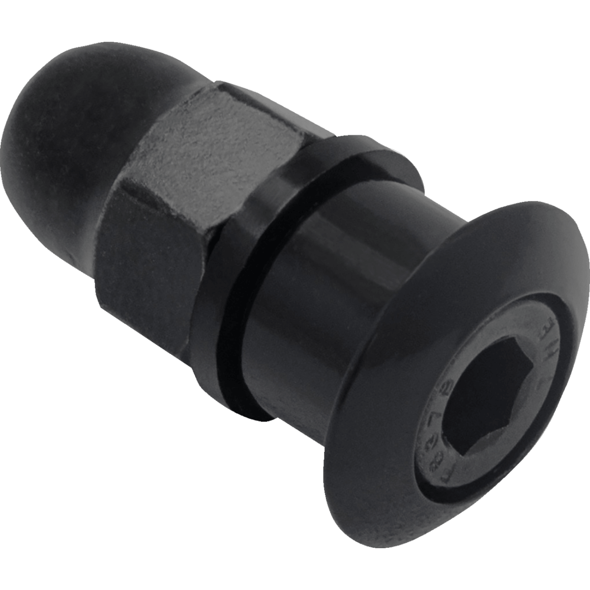 MEMPHIS SHADES - Fats and Slim Strap Screw Nut Assembly - Black - MetalCore Harley Supply