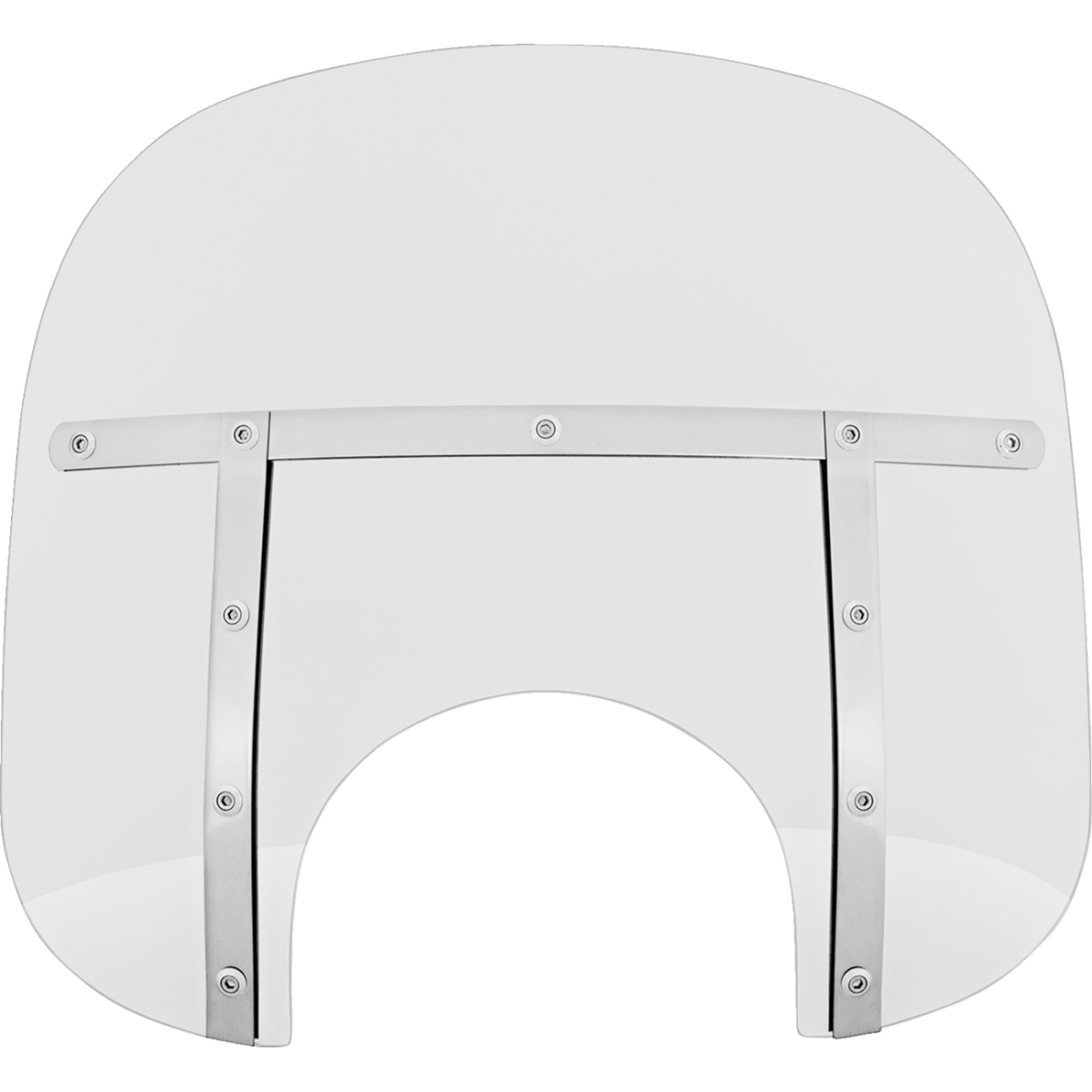 MEMPHIS SHADES - Memphis Fats Windshield - 9" - 13" - Clear - MetalCore Harley Supply