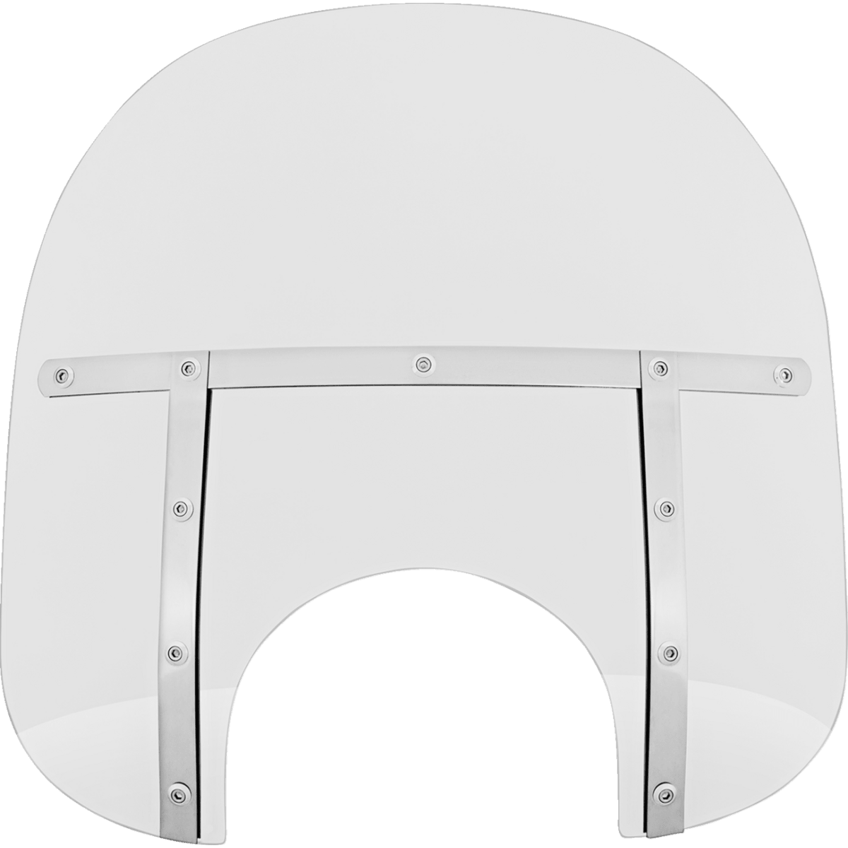MEMPHIS SHADES - Memphis Fats Windshield - 9" - 15" - Clear - MetalCore Harley Supply