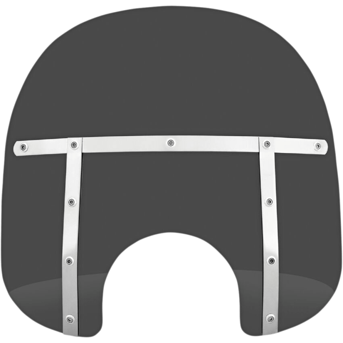 MEMPHIS SHADES - Memphis Fats Windshield - 5 3/4" - 7" - 15" - Dark black smoke - MetalCore Harley Supply