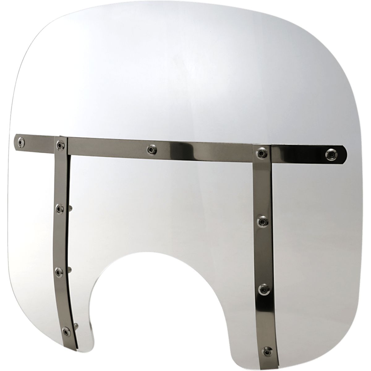 MEMPHIS SHADES - Memphis Fats Windshield - 5 3/4" - 7" - 13" - Clear - MetalCore Harley Supply