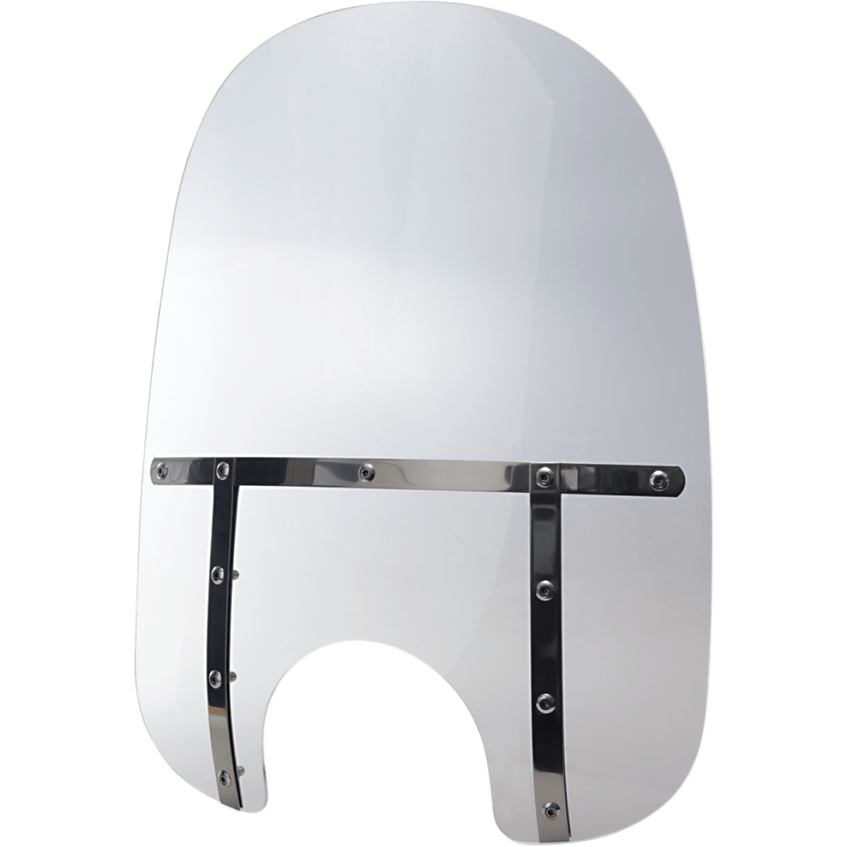 MEMPHIS SHADES - Memphis Fats Windshield - 5 3/4" - 7" - 21" - Clear - MetalCore Harley Supply