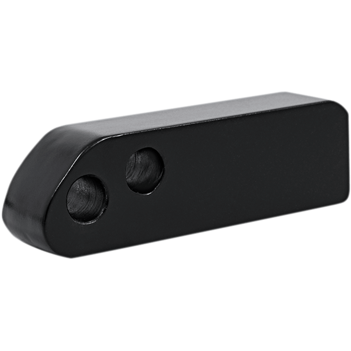 MEMPHIS SHADES - Headlight Extension Block - 3/4" block Black - MetalCore Harley Supply