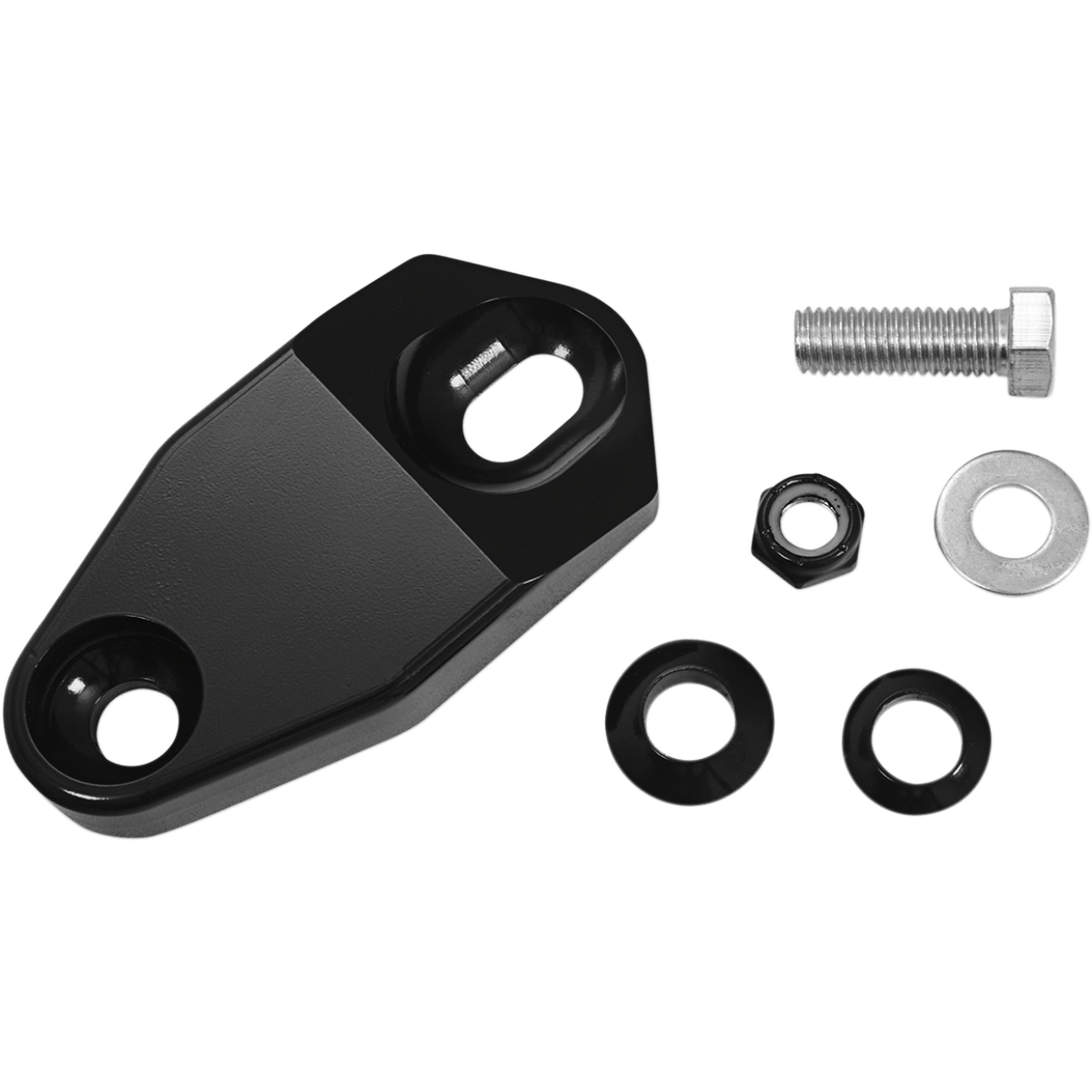 MEMPHIS SHADES - Headlight Extension Block - 3/4" block Black View 3 - MetalCore Harley Supply