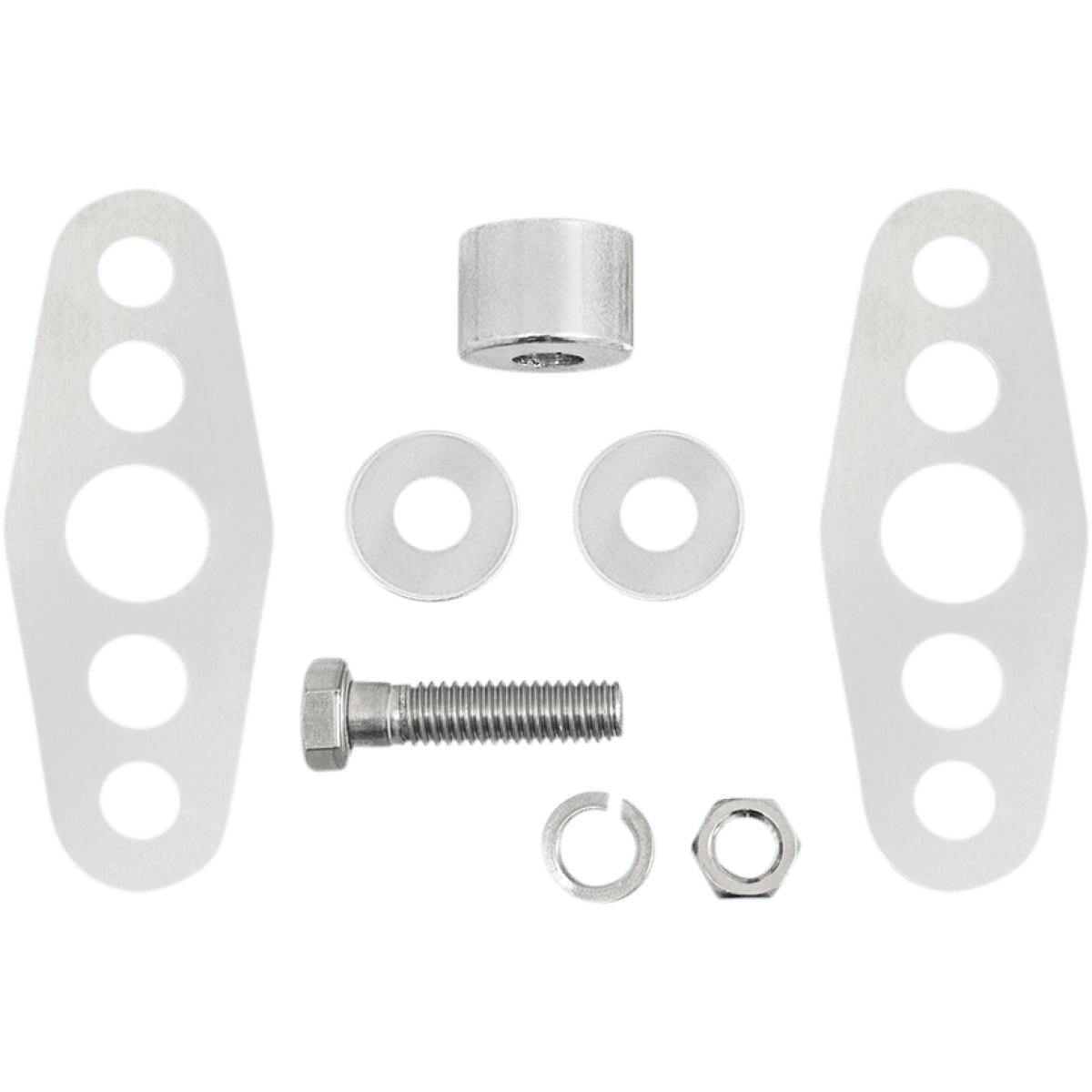 MEMPHIS SHADES - Headlight Extension Block - Short block Polished - MetalCore Harley Supply