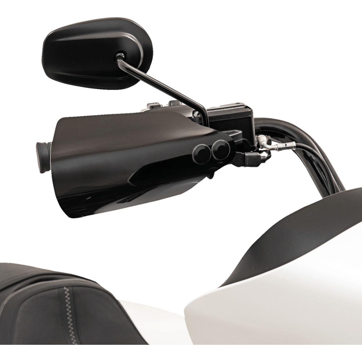 MEMPHIS SHADES - Low-Profile Attachment Assembly - Black - MetalCore Harley Supply - View 2