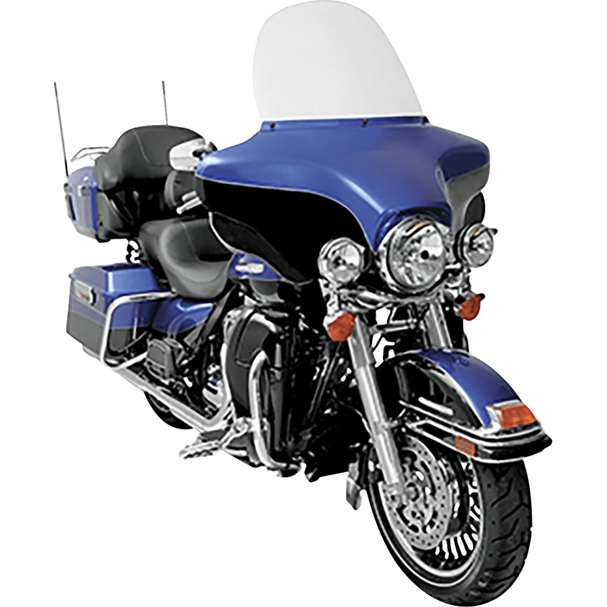 MEMPHIS SHADES - Replacement Windshield for Baggers - '96-'13 FLHT/FLHX - 15" - Solar - MetalCore Harley Supply