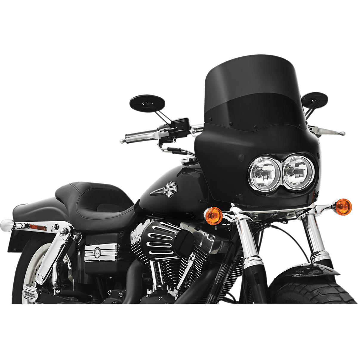 MEMPHIS SHADES - Road Warrior Fairing - Fat Bob View 2 - MetalCore Harley Supply