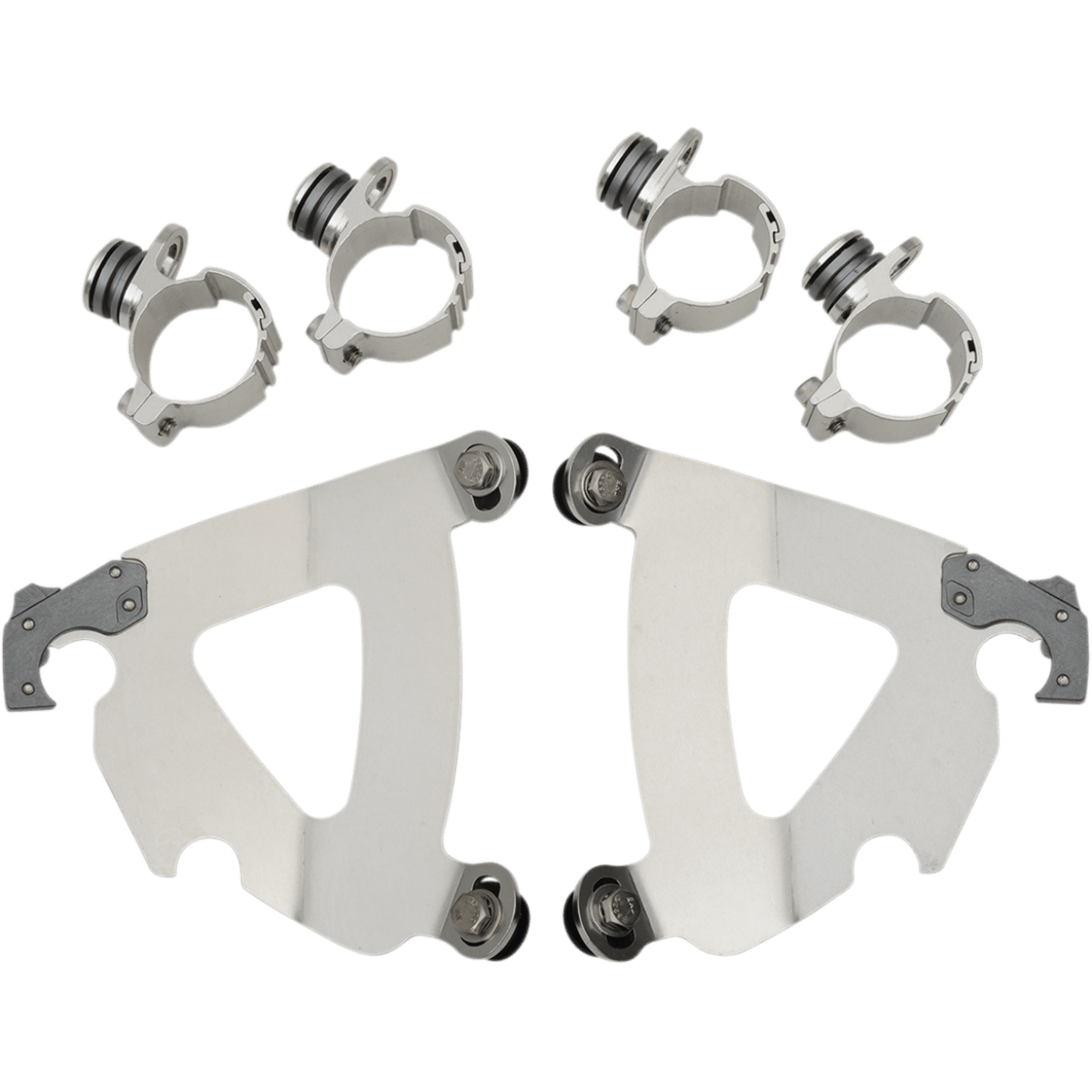 MEMPHIS SHADES - Road Warrior Trigger-Lock Mount Kit - '11-'13 FXS, '84-'99 FXST/FXSTC/FXSTD/FXSTB, '84-'86 FXWG, '93-'05 FXD