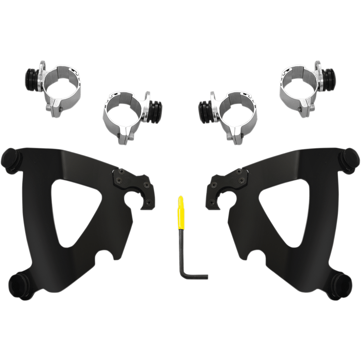 MEMPHIS SHADES - Road Warrior Trigger-Lock Mount Kit - '11-'13 FXS, '84-'99 FXST/FXSTC/FXSTD/FXSTB, '84-'86 FXWG, '93 #2