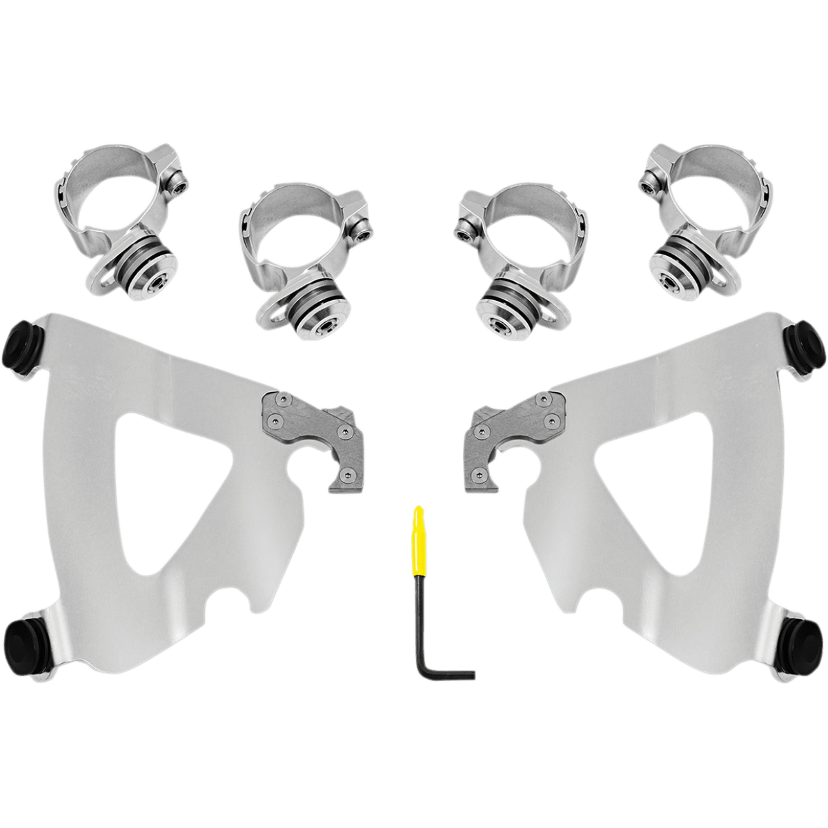 MEMPHIS SHADES - Road Warrior Trigger-Lock Mount Kit - '91-'05 FXD/FXDL/FXDX, '86-'10 XL, '11-'21 XL883L, '09-'22 XL883N Poli