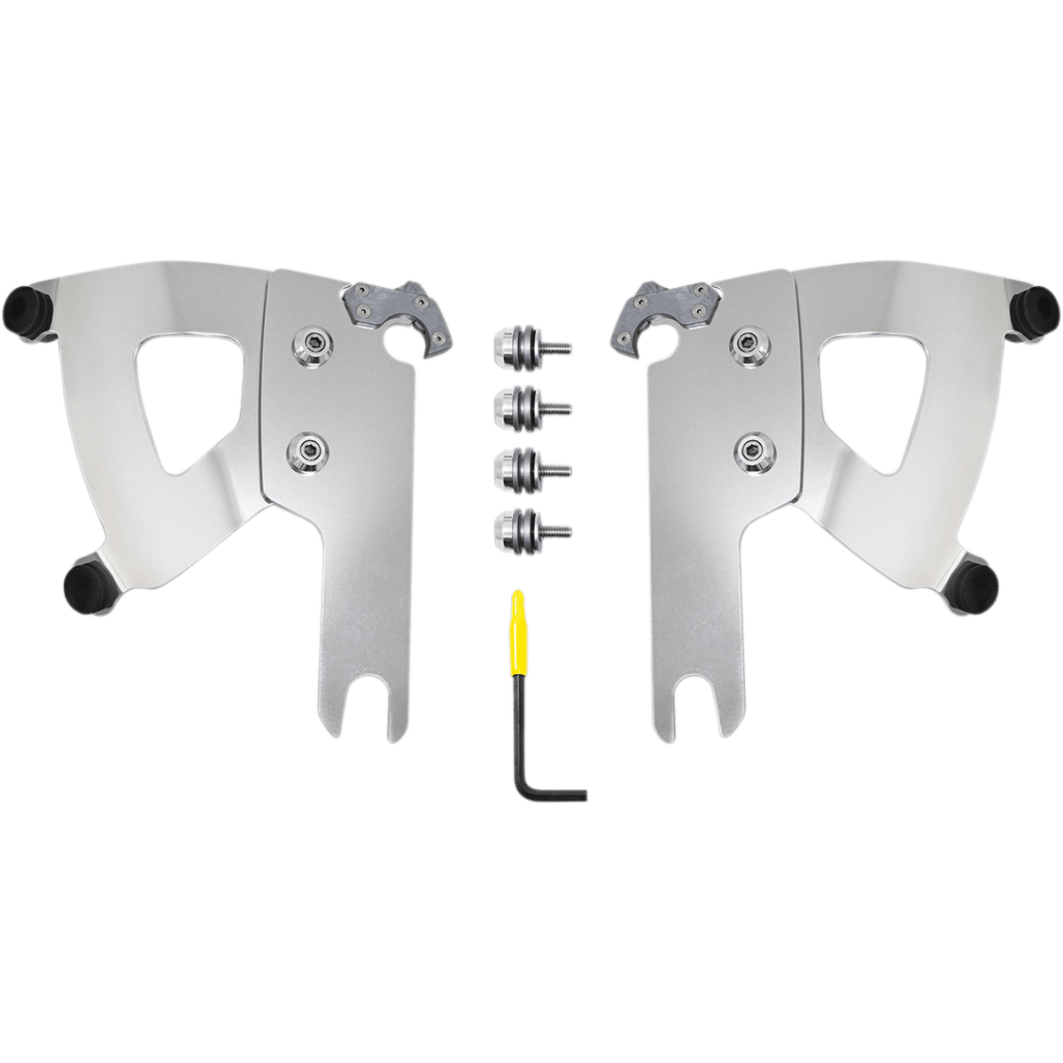 MEMPHIS SHADES - Road Warrior Trigger-Lock Mount Kit - '18-'24 FLHRXS and '04-'07 FLHRS/FLHRSI Polished