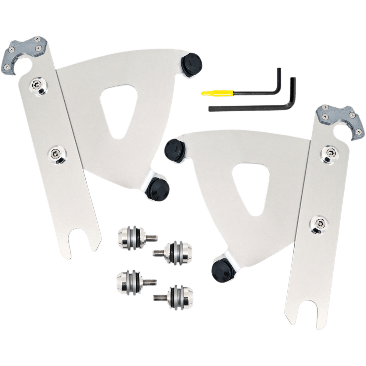 MEMPHIS SHADES - Road Warrior Trigger-Lock Mount Kit - '00-'17 FLSTC/FLSTF, '10-'16 FLSTFB, '12-'17 FLS, '16-'17 FLSS, '05-'1