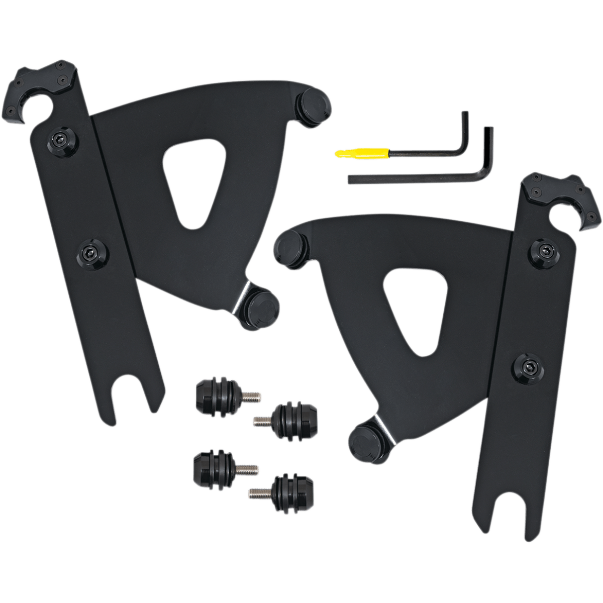 MEMPHIS SHADES - Road Warrior Trigger-Lock Mount Kit - '00-'17 FLSTC/FLSTF, '10-'16 FLSTFB, '12-'17 FLS, '16-'17 FLSS, #2