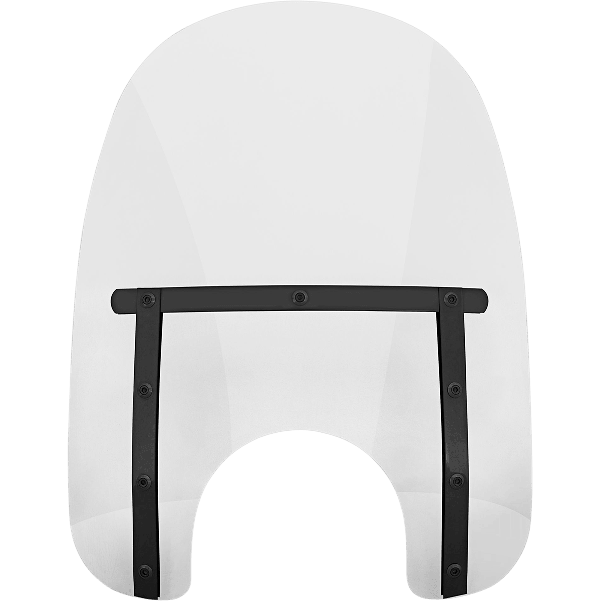 MEMPHIS SHADES - Memphis Slim Windshield - 7" - 17" - Night Shades clear - MetalCore Harley Supply