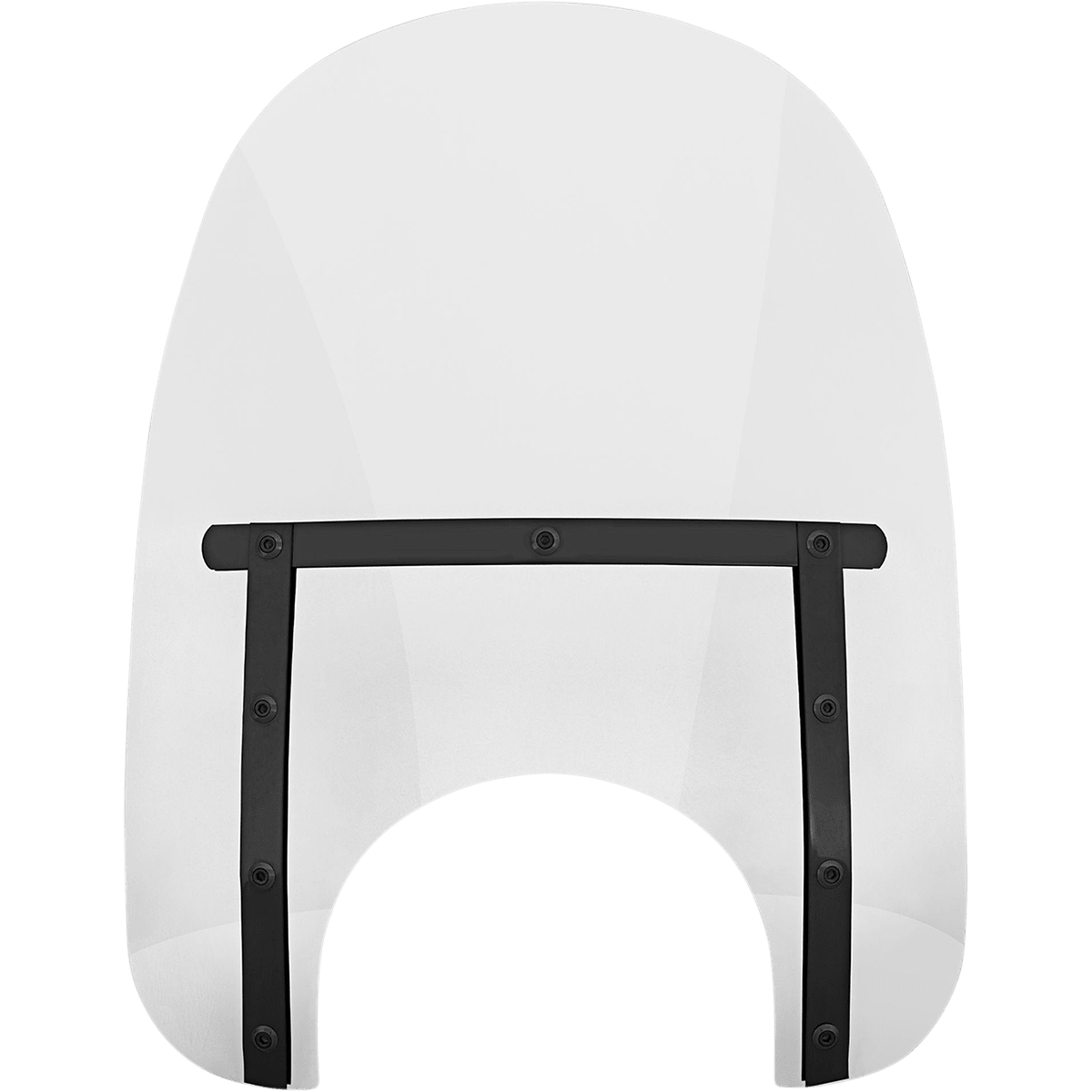 MEMPHIS SHADES - Memphis Slim Windshield - 9" - 17" - Night Shades clear - MetalCore Harley Supply