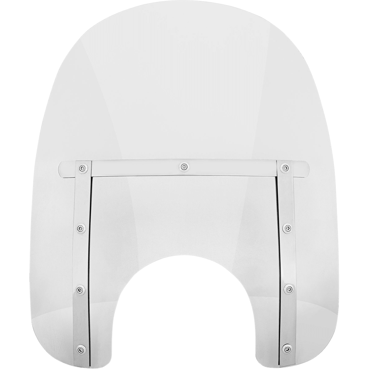 MEMPHIS SHADES - Memphis Slim Windshield - 5 3/4" - 7" - 15" - Clear - MetalCore Harley Supply