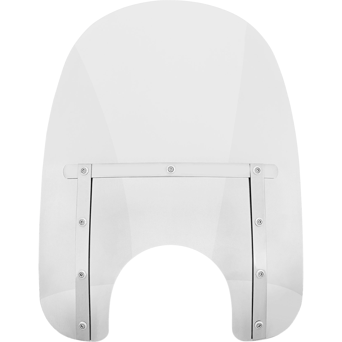 MEMPHIS SHADES - Memphis Slim Windshield - 5 3/4" - 7" - 17" - Clear - MetalCore Harley Supply