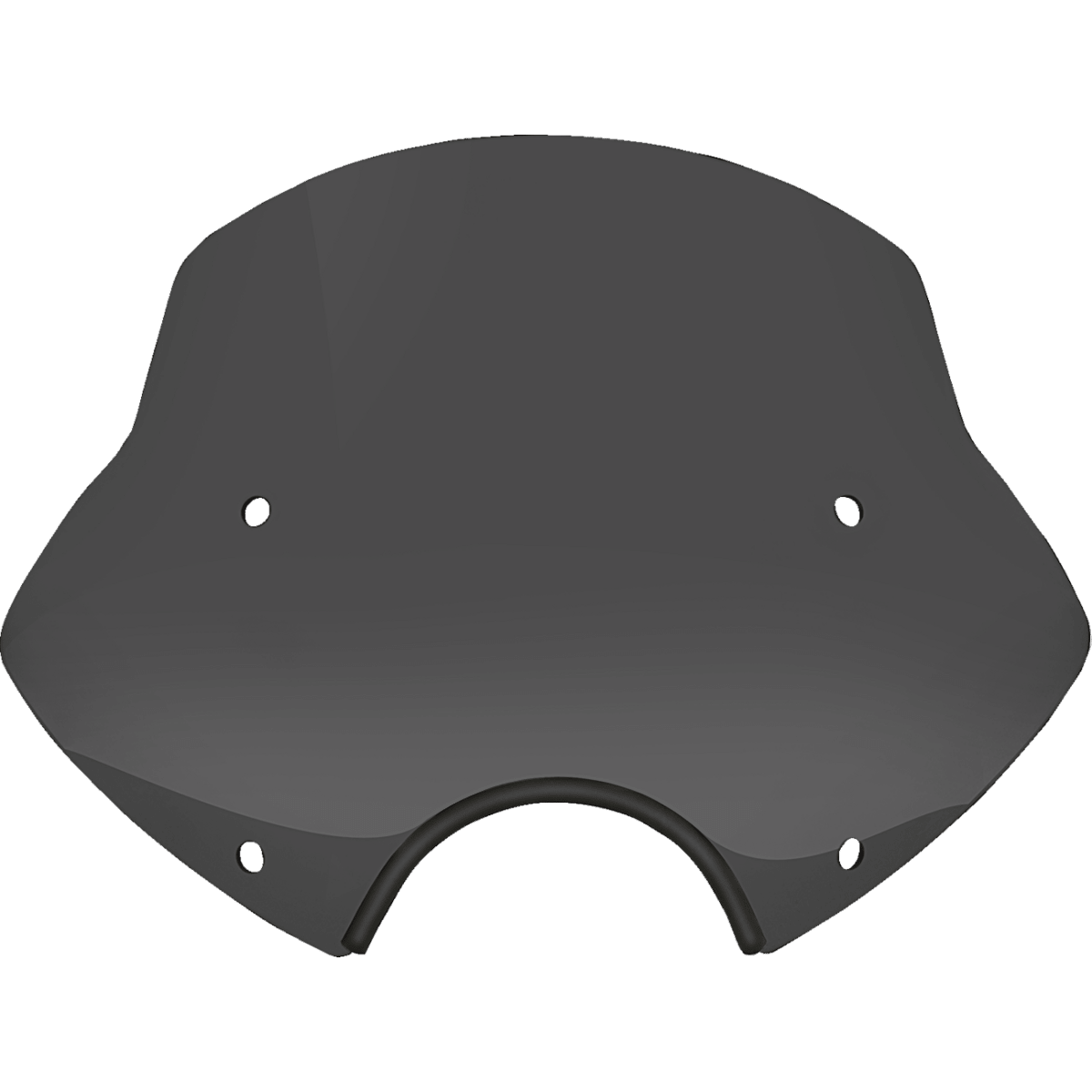 MEMPHIS SHADES - Speed Demon Sportshield - 7" - 13" - Dark black smoke - MetalCore Harley Supply