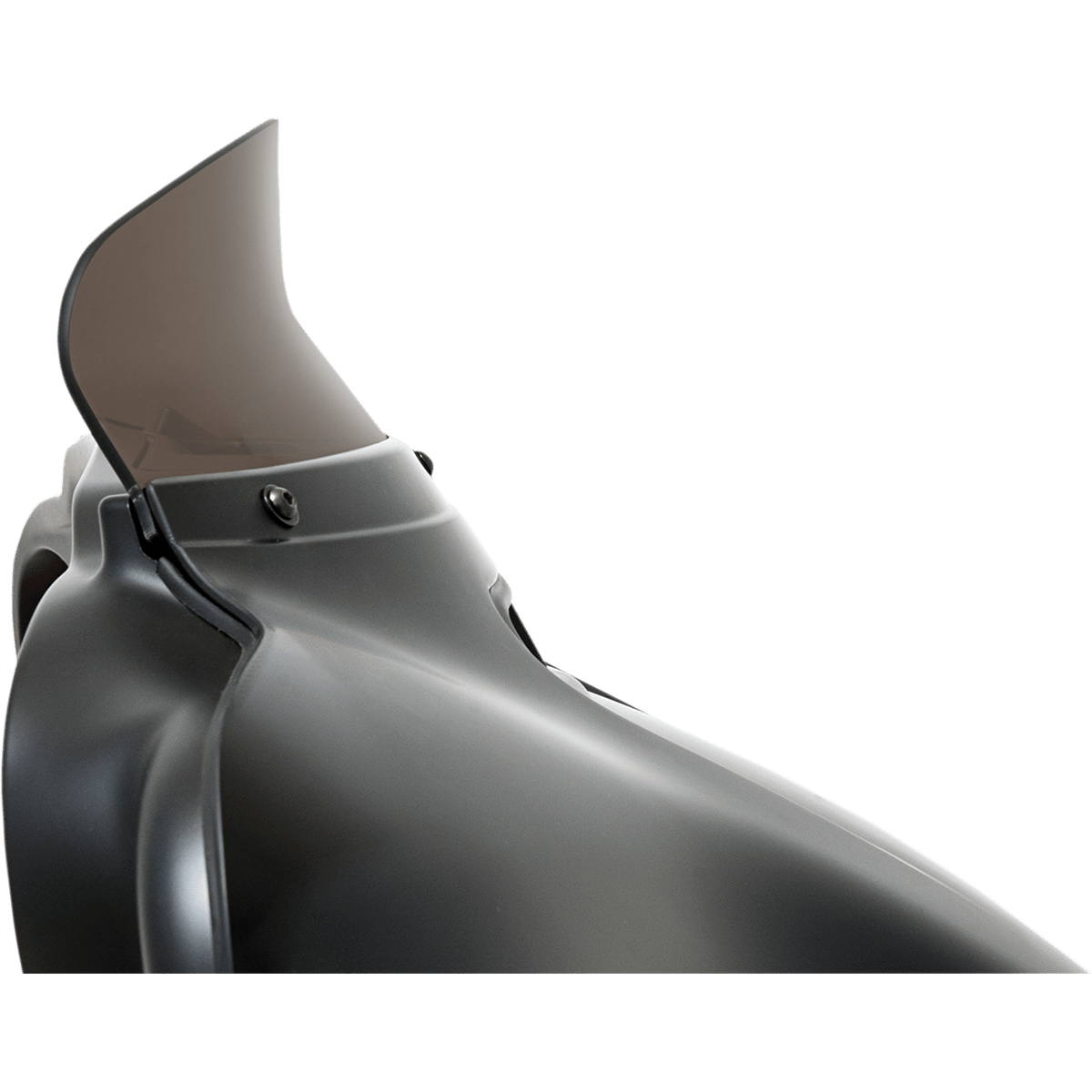MEMPHIS SHADES - Spoiler Windshield for OEM Fairings - '14-'23 Batwing - 4.5" - Smoke - MetalCore Harley Supply