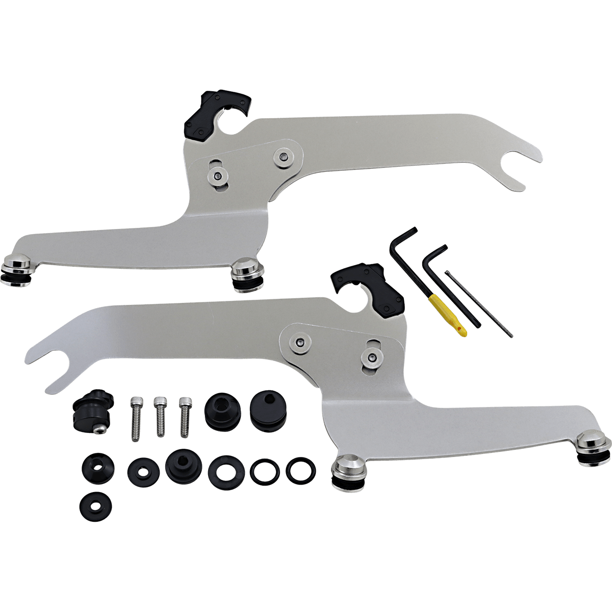 MEMPHIS SHADES - Sportshield Trigger-Lock Mount Kit - 18-21 FLSL - Polished - MetalCore Harley Supply