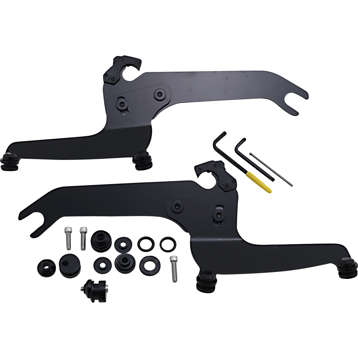 MEMPHIS SHADES - Sportshield Trigger-Lock Mount Kit - 18-21 FLSL - Black - MetalCore Harley Supply