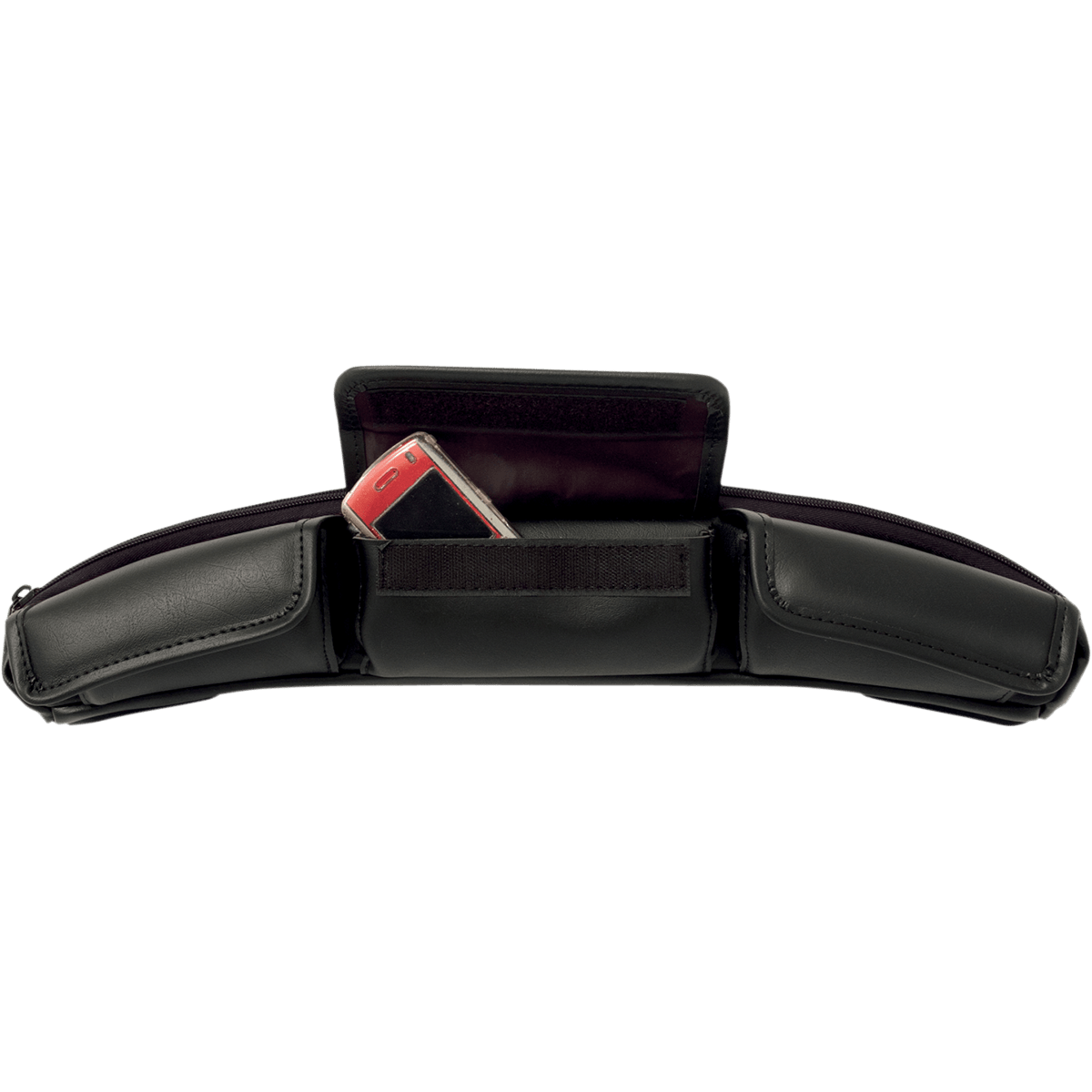 MEMPHIS SHADES - Windshield Pouch - Big Zipper quad pouch View 2 - MetalCore Harley Supply
