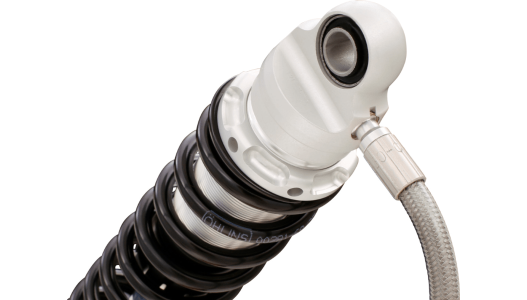 OHLINS - 13" Twin Shocks STX36 (HD357) - Shocks - Remote Reservoir - MetalCore Harley Supply