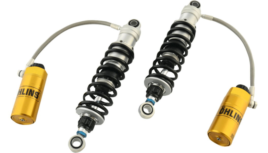 OHLINS - 13" Twin Shocks STX36 (HD357) - Shocks - Remote Reservoir - MetalCore Harley Supply