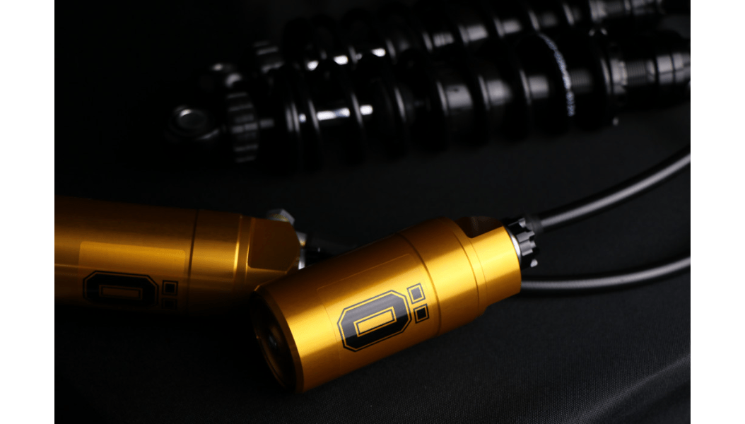 OHLINS - Fully Adjustable STX36 Pro Blackline Reservoir Shocks / '14 - '24 Touring - Shocks - Remote Reservoir - MetalCore Harley Supply