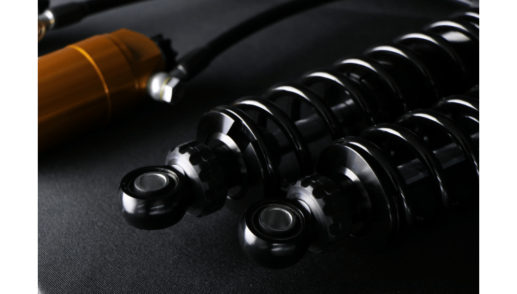 OHLINS - Fully Adjustable STX36 Pro Blackline Reservoir Shocks / '14 - '24 Touring - Shocks - Remote Reservoir - MetalCore Harley Supply