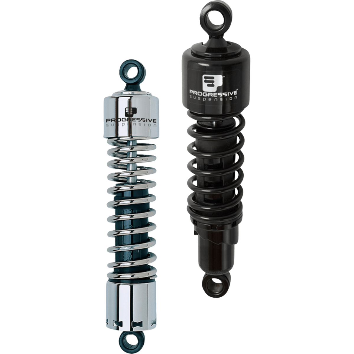 PROGRESSIVE SUSPENSION - 412 Cruise Series Shocks - Chrome - MetalCore Harley Supply