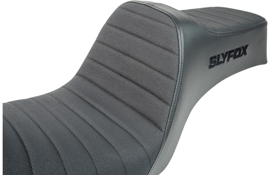 SLYFOX - Highnoon 2 up Seat / '12 - '16 Dyna - Seats - MetalCore Harley Supply