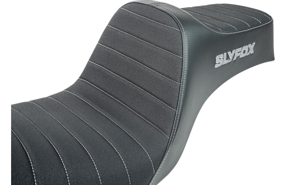 SLYFOX - Highnoon 2 up Seat / '12 - '16 Dyna - Seats - MetalCore Harley Supply