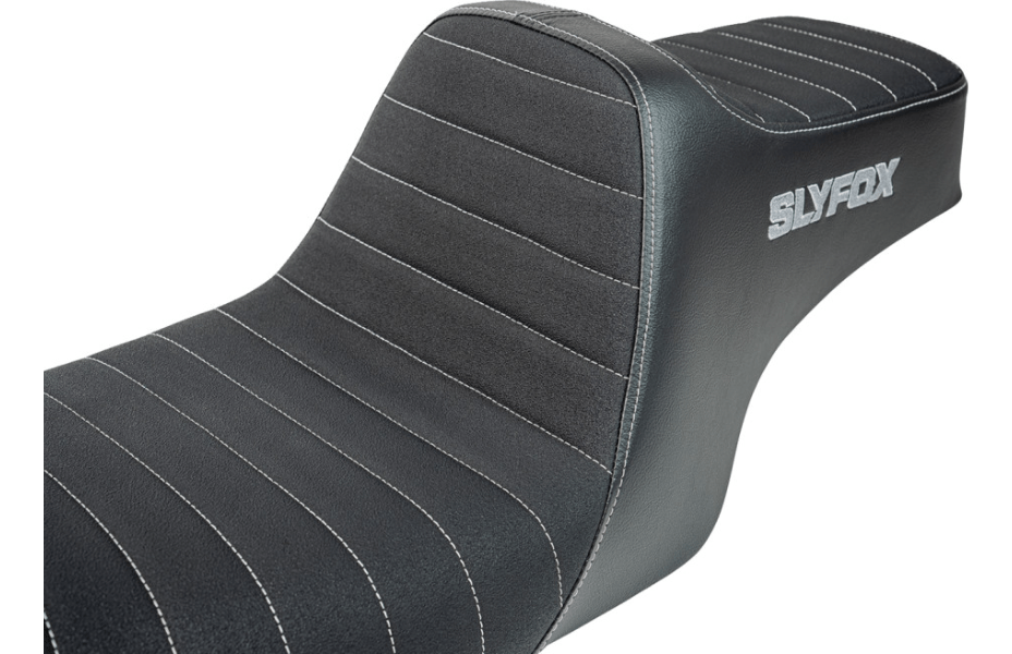 SLYFOX - Highnoon 2 Up Seat / '97 - '07 Bagger - Seats - MetalCore Harley Supply