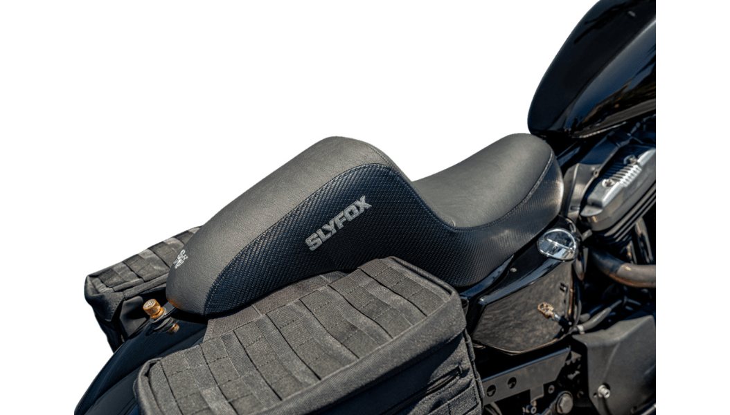 SLYFOX - Predator Seat / '04 - '22 XL Sportster - Seats - MetalCore Harley Supply