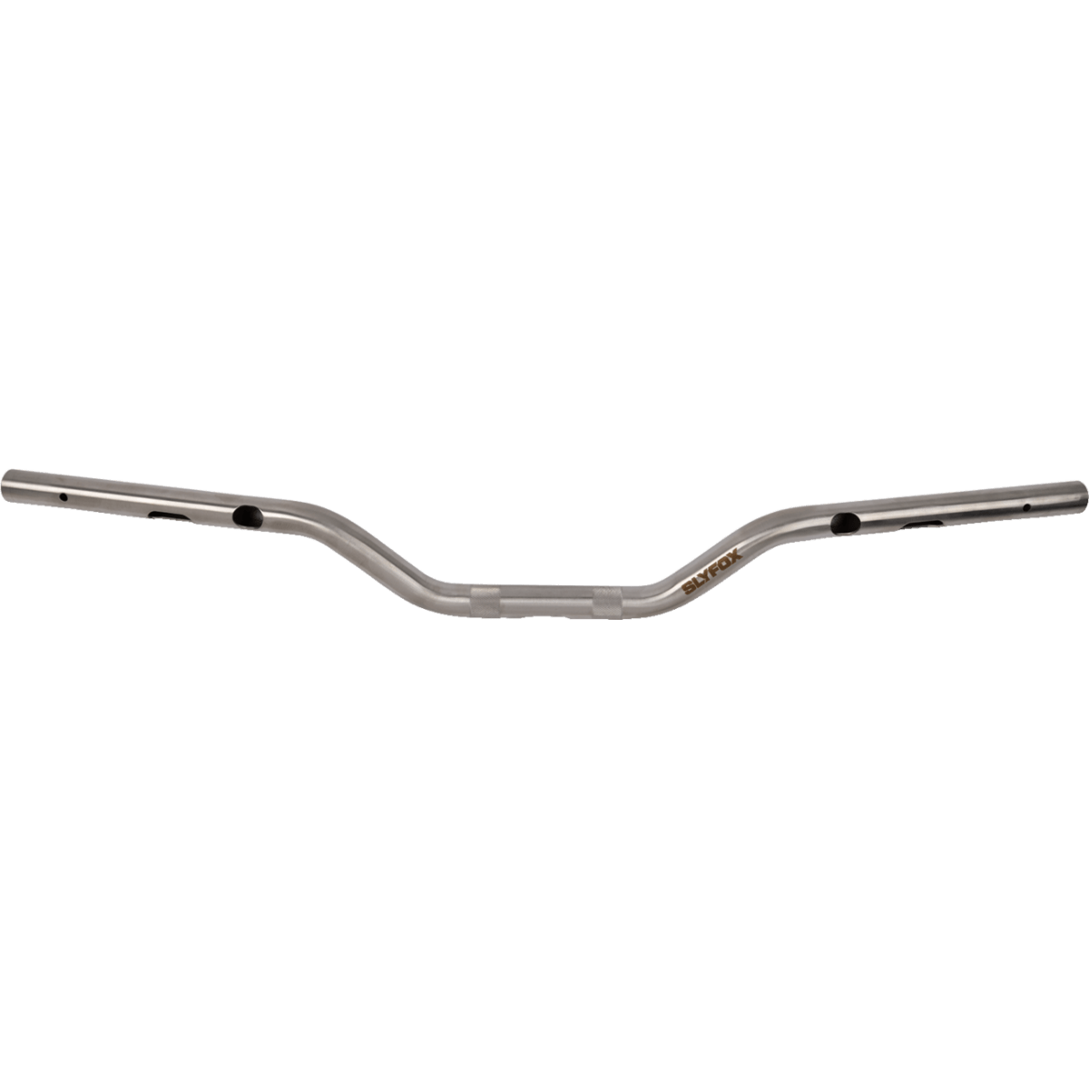 SLYFOX - 1in Motocross Handlebars - Low Bend Brushed Stainless - Handlebars - MetalCore Harley Supply